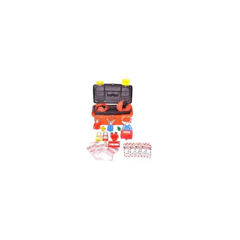 Asian Loto Lockout Tagout Tool Kit, Multiple Lockout Devices, Complete Kit, ALC-KT 9
