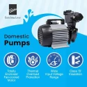 Kirloskar Jalraj-1 Ultra Centrifugal Pump 1 HP, Single Phase, Cast Iron Body, Brass Impeller, 180–240V, Total Head 100 ft