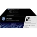 HP 78A Dual Pack Black Original LaserJet Toner Cartridges CE278AF, Black, Page Yield 2100 Pages