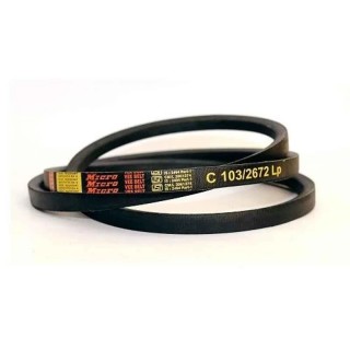 Micro Classical V Belt C142, Cross Section C, 14 mm Height, 22 mm Top Width