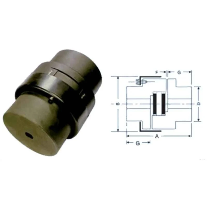 Fenner Essex Jaw Cushion Coupling, Pilot Bore Size: F0280 P, 8.20 kW, Max Bore 75 mm, Flexible Insert