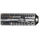 Proskit 40 Piece 1/2 Inch Socket & Screwdriver Set Chrome Vanadium Steel 8PK-227