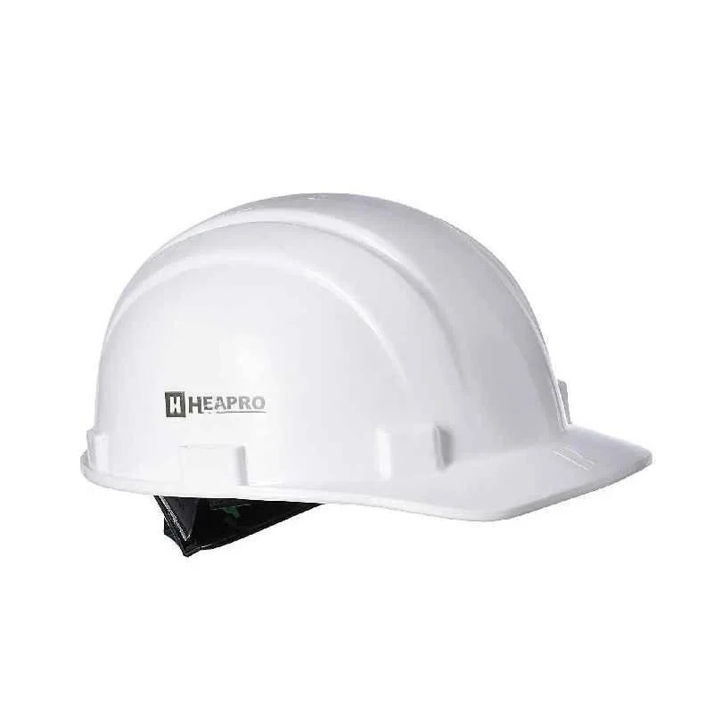 Heapro White HDPE Safety Helmet Ratchet Suspension, IS:2925, Pack of 5 VLD-0011