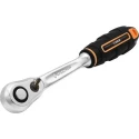 Groz 3/8 inch Slim Line Ratchet Handle 199mm, 270 Nm Torque, Chrome Vanadium, RTD/SL/3-8/UG