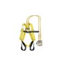 Karam Full Body Safety Harness with Restraint Twisted Rope Double Lanyard KI02(PN206D) IS 3521:1999 Class L, 2 m Rope