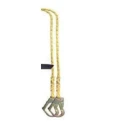 Karam Full Body Safety Harness with Restraint Twisted Rope Double Lanyard KI02(PN206D) IS 3521:1999 Class L, 2 m Rope