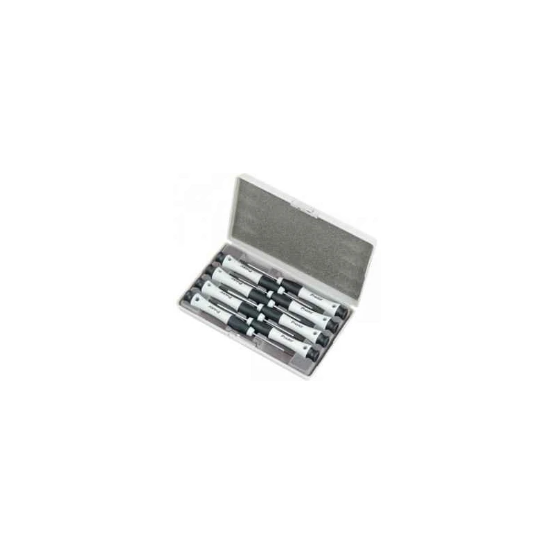 Proskit 8-Piece Precision Screwdriver Set 8PK-SD002N, 163 mm Overall Length, 475 g