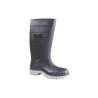 Bata Industrials Rhino 802-6224 Fibre Toe Work Gumboots, Black & Grey, Size 8 Rhino(802-6224)