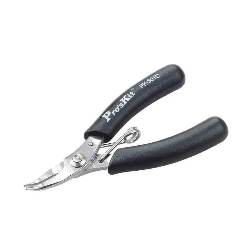 Proskit Micro Bent Nose Plier, 100 mm Length, 76 g Weight, 1PK-501C