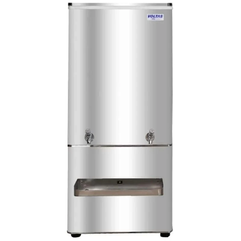 Voltas Full Stainless Steel Water Cooler 150 Litre, 150/150 FSS, 230V, 1950W, Dual Faucet, 150 L/hr