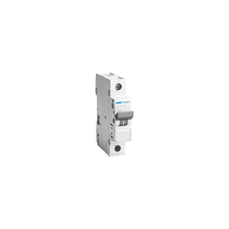 Hager Single Pole C Curve MCB 63A h3 Series NCN163N, Breaking Capacity 10 kA
