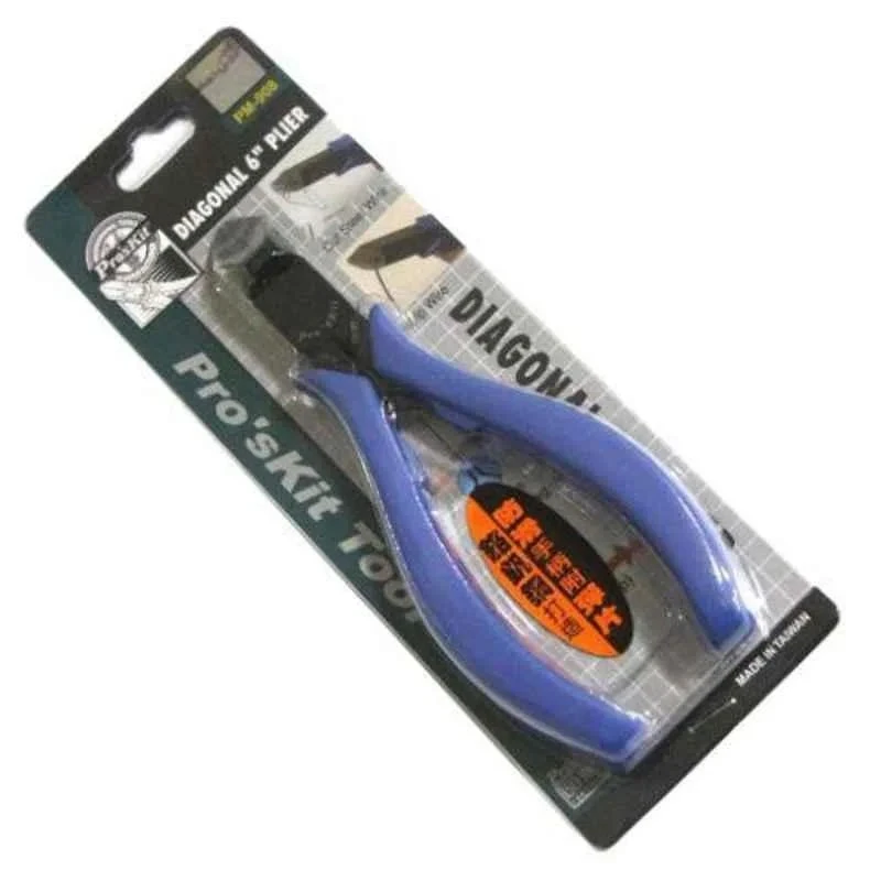 Proskit Side Cutting Plier, Black Oxide Finish, 160mm (6 Inch) PM-908