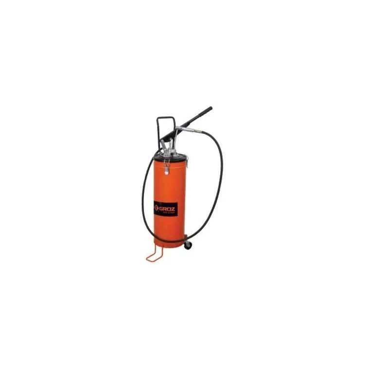 Groz 20Kg Bucket Grease Pump with Wheels, High Pressure 4000 PSI, VGP/20