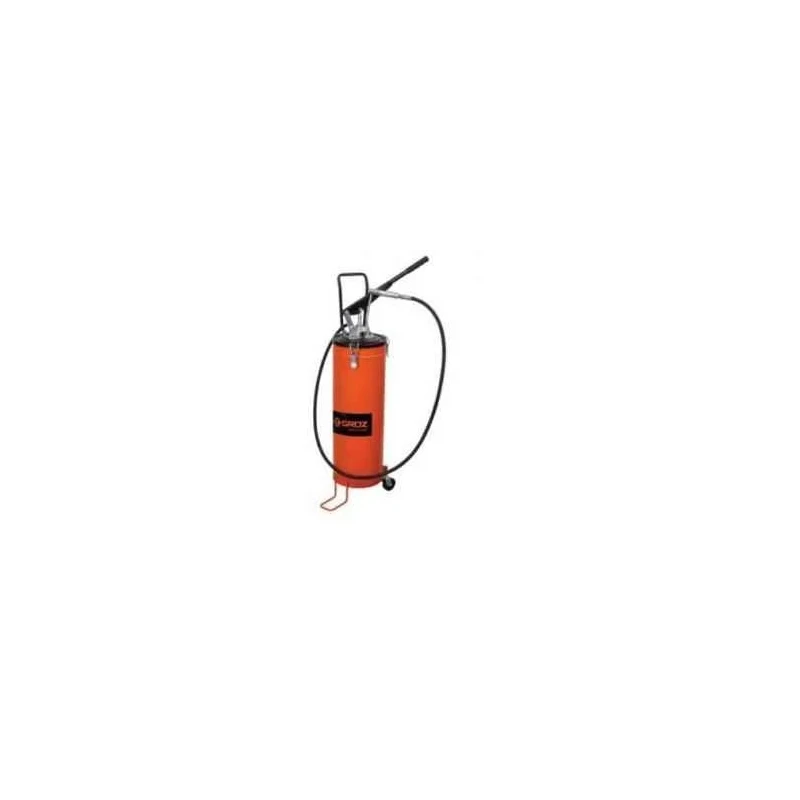 Groz 20Kg Bucket Grease Pump with Wheels, High Pressure 4000 PSI, VGP/20