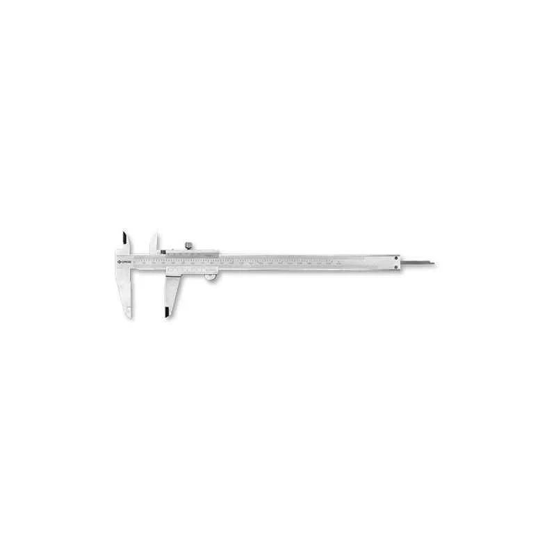 Groz Vernier Caliper 0-200mm Range, ±0.03 mm Accuracy, Stainless Steel, VNC/8