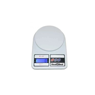 Stealodeal Digital Kitchen Weighing Scale 7 kg Accuracy 2 g White SF-400
