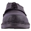 Rigau 82 Black Leather Steel Toe Safety Shoes, Size 9, Lace Up, PVC Outsole
