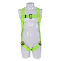 Heapro 1.8m Double Lanyard Safety Harness with Eco Scaffolding Hook, Polyester, Polypropylene Rope, Class A