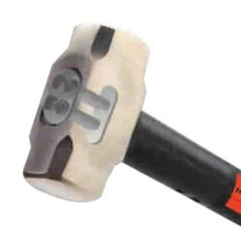 Groz Brass Head Sledge Hammer 1.1 kg, 12 Inch Indestructible Handle SHID/2.5/12/BR