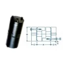 Fenner Essex Jaw Standard Spacer Coupling F0110S DBES 100 mm Pilot Bore, Max Bore 42 mm, 0.92 kW