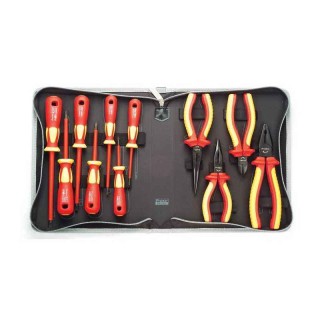 Proskit 1000V Insulated Plier and Screwdriver Set PK-2802, Set of 10 Tools