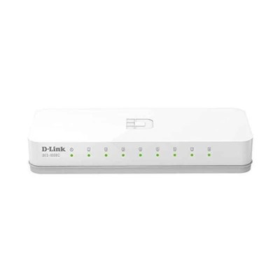 D-Link Unmanaged Network Switch 10/100 Mbps, 8-Port, White, DES1008C