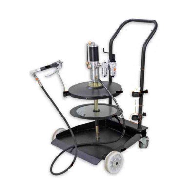 Groz Trolley Mounted Grease Pump Kit 20-30kg, Air Consumption 230 lpm, TMK/GP1/A/BSP