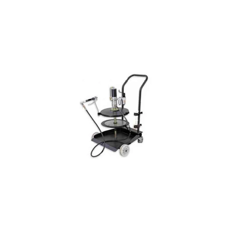 Groz Trolley Mounted Grease Pump Kit 20-30kg, Air Consumption 230 lpm, TMK/GP1/A/BSP