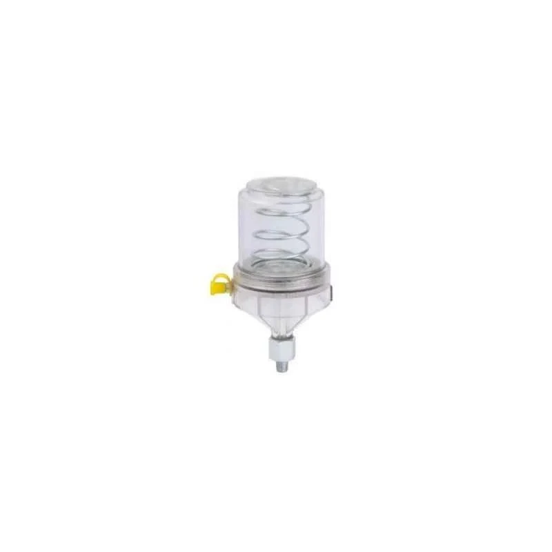 Groz Grease Feeder GFD/PA/2/B, Bowl Capacity 56 g, Aluminium Body, Polycarbonate Dome