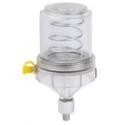 Groz Grease Feeder GFD/PA/2/B, Bowl Capacity 56 g, Aluminium Body, Polycarbonate Dome