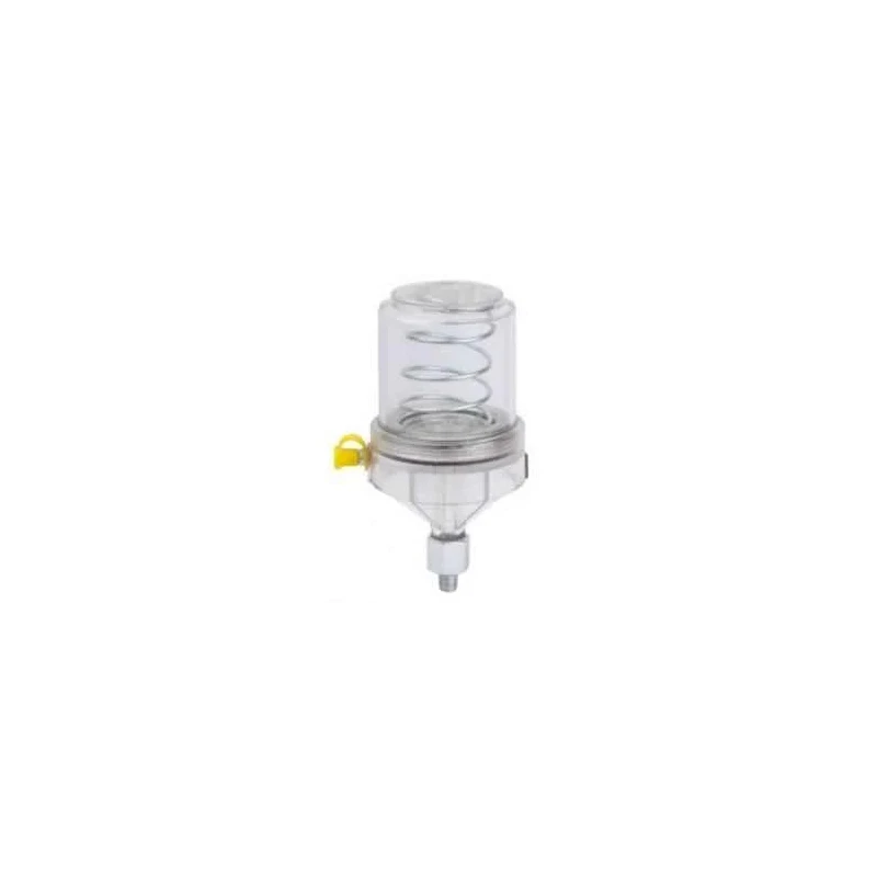 Groz Grease Feeder GFD/PA/2/B, Bowl Capacity 56 g, Aluminium Body, Polycarbonate Dome