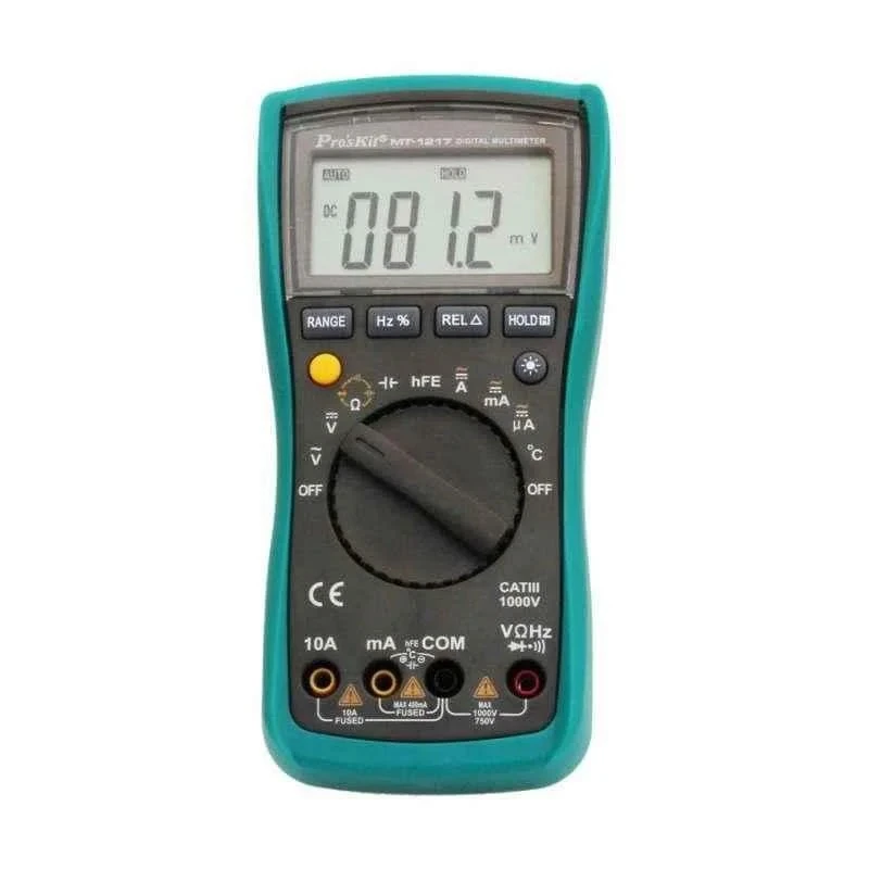 Proskit 3 3/4 Auto Range Digital Multimeter, MT-1217