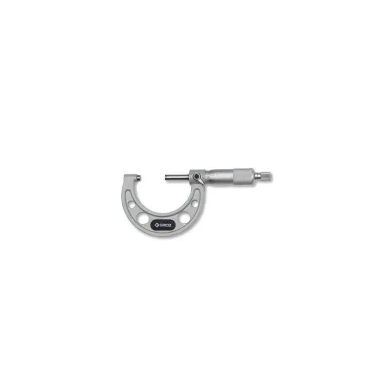 Groz Metric Outside Micrometer 125-150 mm, High Accuracy ±0.004 mm, MM/125-150