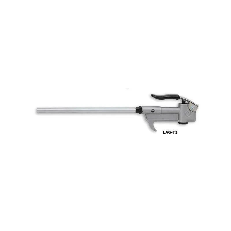 Groz Pro Series Lever Air Blow Gun, Aluminium Body, 9 Inch Extended Tube, 1/4 BSP, LAG/T3/1-4/BSP