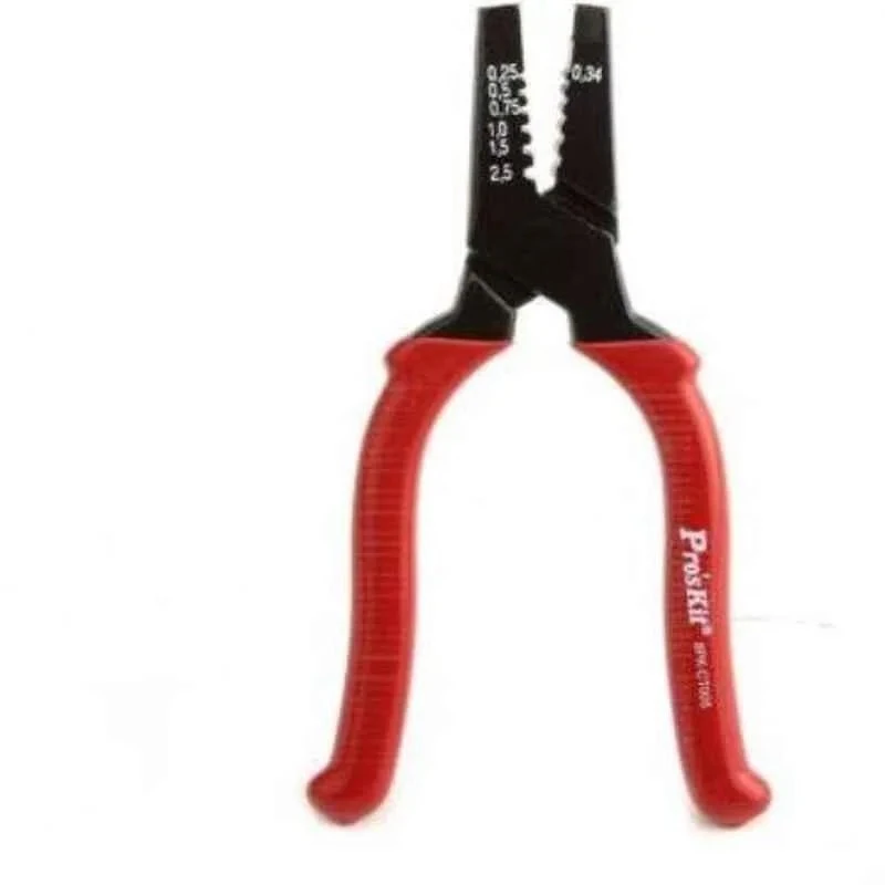 Proskit Precision Crimp Tool with Terminal Set 8PK-CT005, 160mm Length, 150 Pcs Terminals