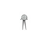 Groz Internal Dial Caliper IDC/1, 0.375 - 1.375 inch Range, ±0.05 mm Accuracy, 2 inch Diameter