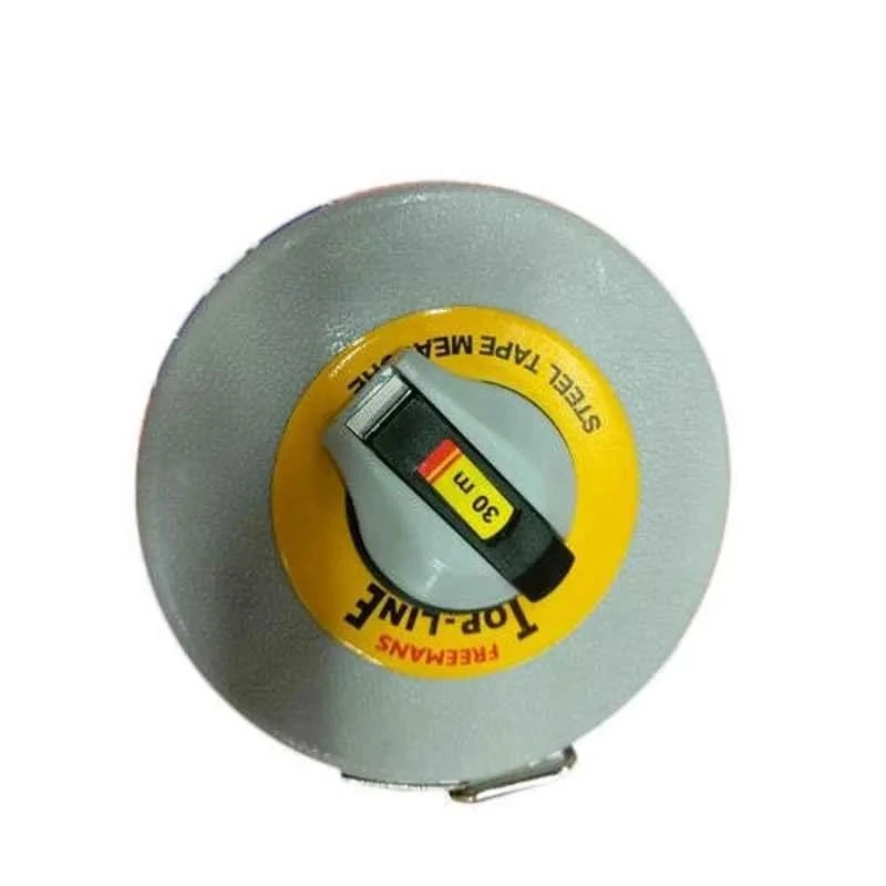 Freemans Steel Top Line Measuring Tape 30 Meter, 9.5 mm Blade, ABS & Vinyl Leatherette Body, TW30