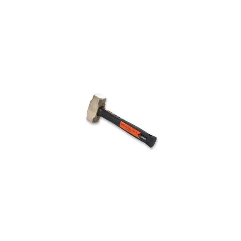 Groz Brass Head Sledge Hammer 1.8 kg, 16 Inch Length, SHID/4/16/BR