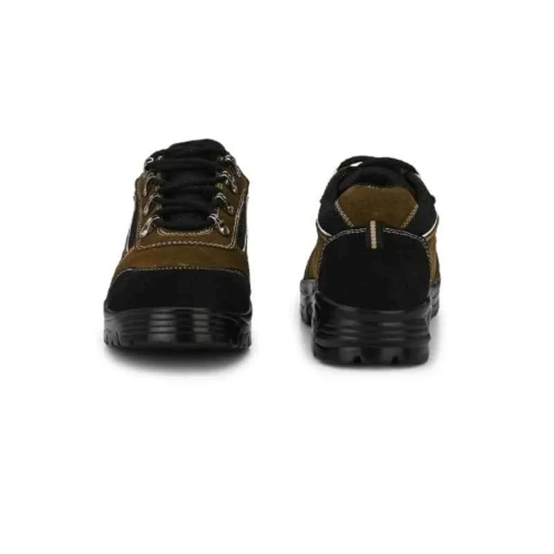 Graphene R 501 Leather Steel Toe Safety Shoe, Black & Brown, Size 6