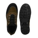 Graphene R 501 Leather Steel Toe Safety Shoe, Black & Brown, Size 6