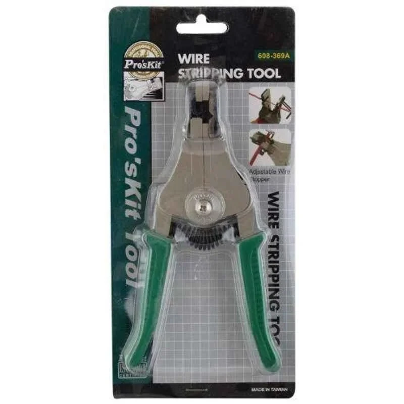 Proskit Wire Stripping Tool for 0.5–2.0mm Wires, Lightweight, Durable 608-369A