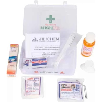 Jilichem SCK-A First Aid Kit, Plastic Case, Wall Mountable, 1 Compartment, Transparent