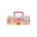 Jilichem First Aid Kit SCK03, Plastic, Ivory, 5 Compartments, 250 g