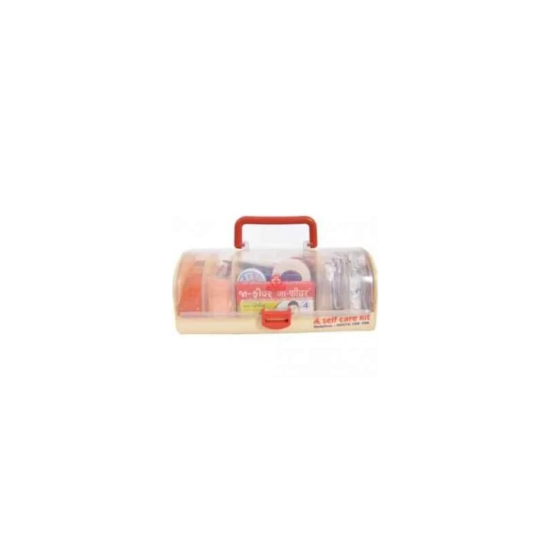 Jilichem First Aid Kit SCK03, Plastic, Ivory, 5 Compartments, 250 g