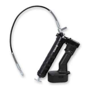 Groz Battery Powered Grease Gun 19.2V, 1.5 Ah Ni-Cd, Up to 6000 PSI, Bulk & Cartridge Loading BPGG/19/EU-CTG/01P