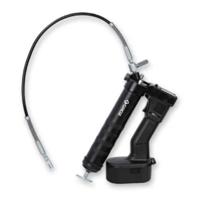 Groz Battery Powered Grease Gun 19.2V, 1.5 Ah Ni-Cd, Up to 6000 PSI, Bulk & Cartridge Loading BPGG/19/EU-CTG/01P