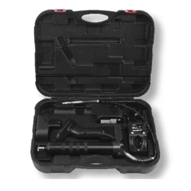Groz Battery Powered Grease Gun 19.2V, 1.5 Ah Ni-Cd, Up to 6000 PSI, Bulk & Cartridge Loading BPGG/19/EU-CTG/01P