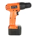 Black & Decker Cordless Drill Driver Kit 10mm, 12V Ni-Cd, 1.3 Ah, 1200 RPM, Complete Accessory Set CD121K50