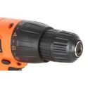 Black & Decker Cordless Drill Driver Kit 10mm, 12V Ni-Cd, 1.3 Ah, 1200 RPM, Complete Accessory Set CD121K50