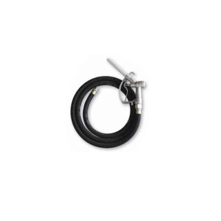 Groz 3/4 Inch Fuel Dispensing Kit FDK/3/3-4/N, 3 m Hose, Manual Fuel Control Nozzle, 3/4 Inch NPT Threads